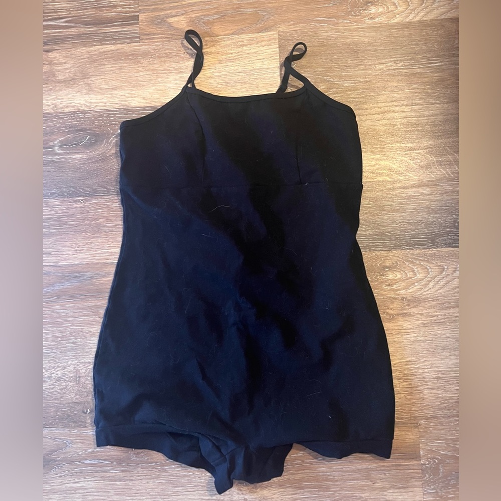 balera dance black bodysuit size xl